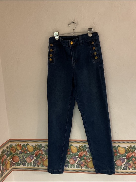 d. jeans Denim - d. jeans High-Rise Sailor Skinny Jeans Size 4 Dark Blue Wash